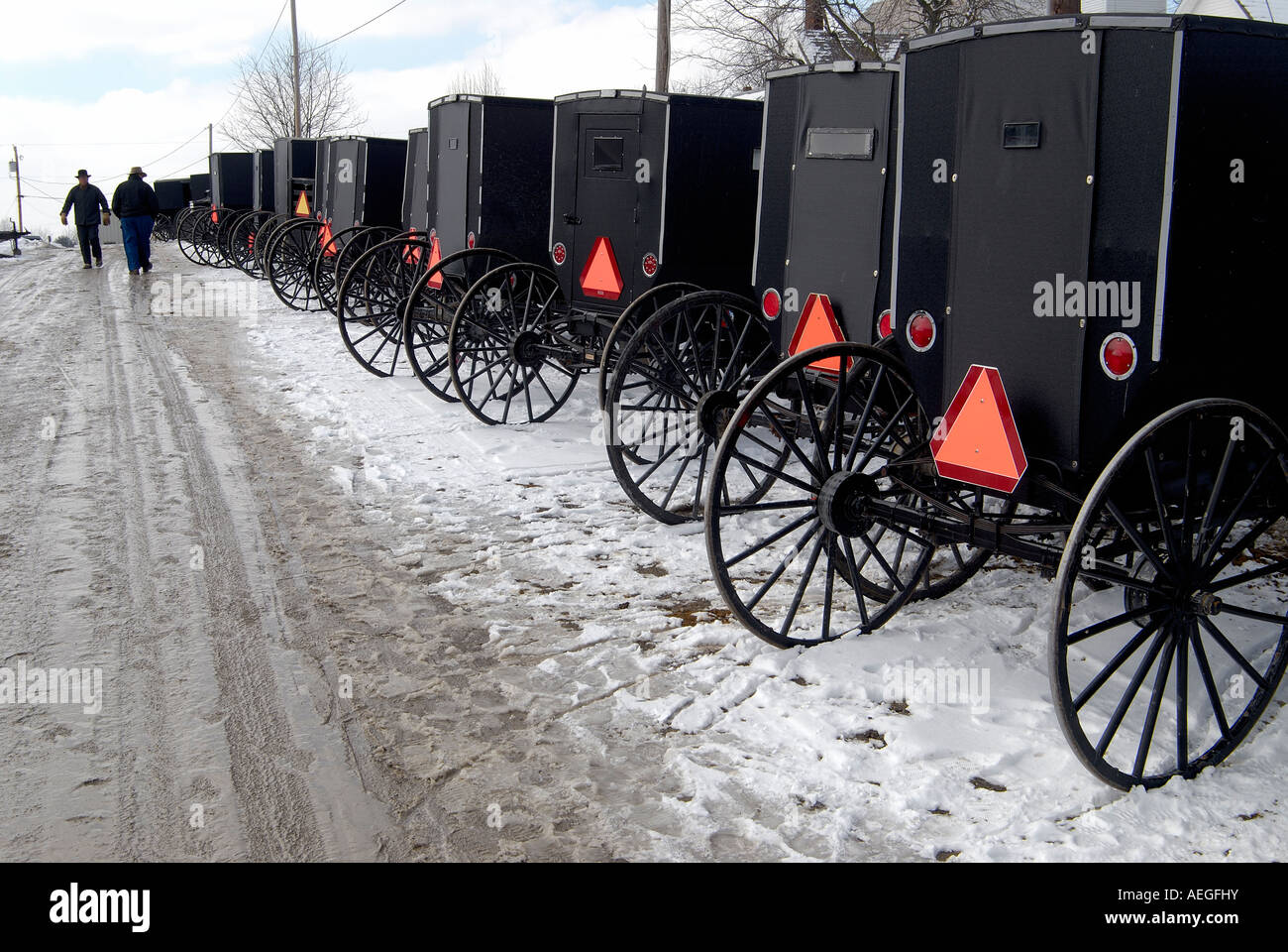 Amish horse auction hires stock photography and images Alamy