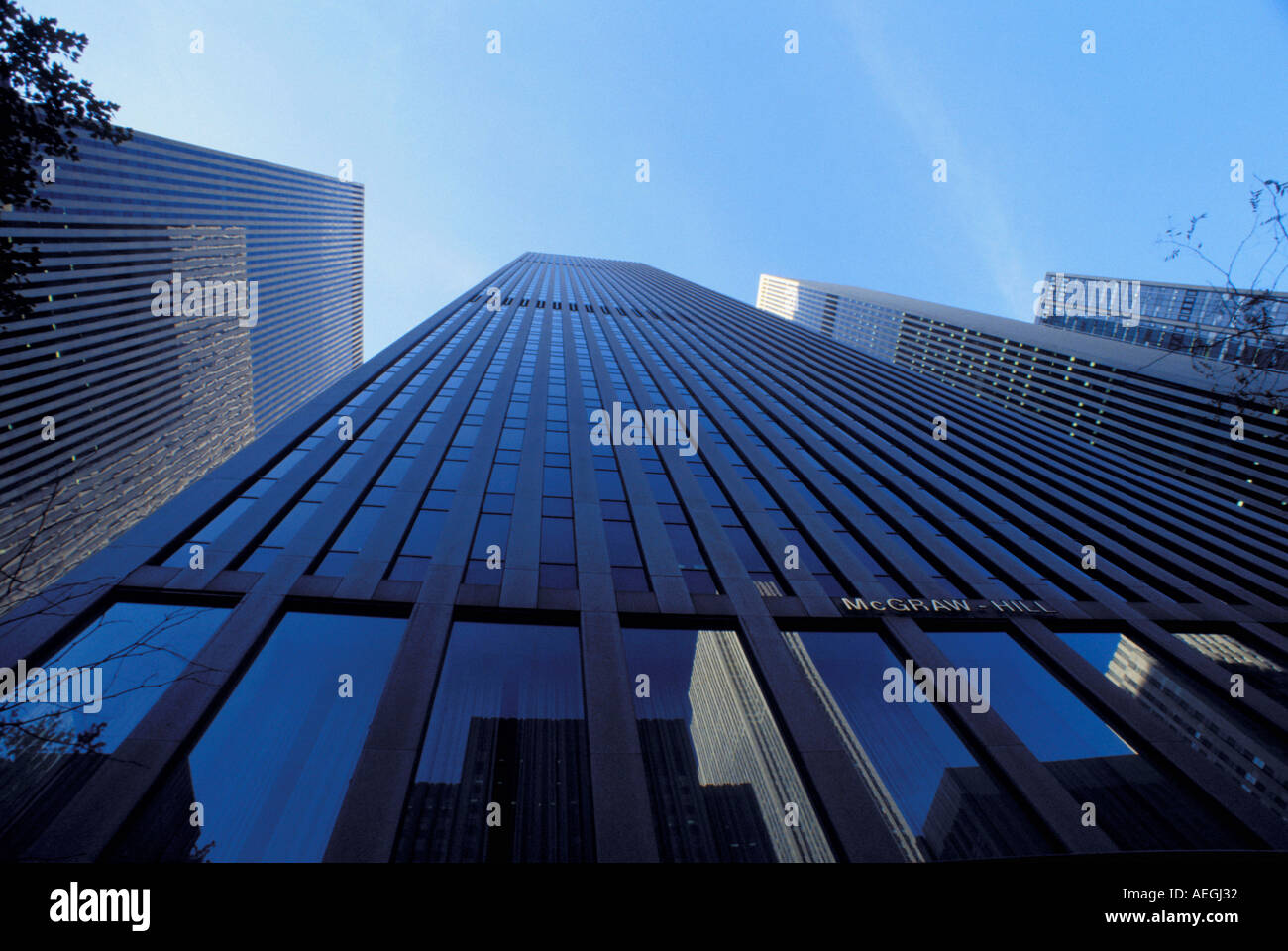 New York City McGraw Hill Building Stock Photo Alamy