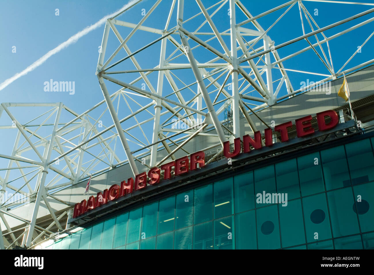 Old Trafford home of Manchester United Football Club Stock Photo - Alamy