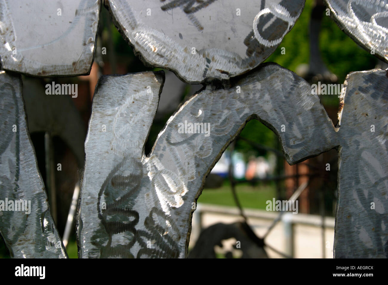 The Hand sculpture based on the Makaton sign language symbol meaning
