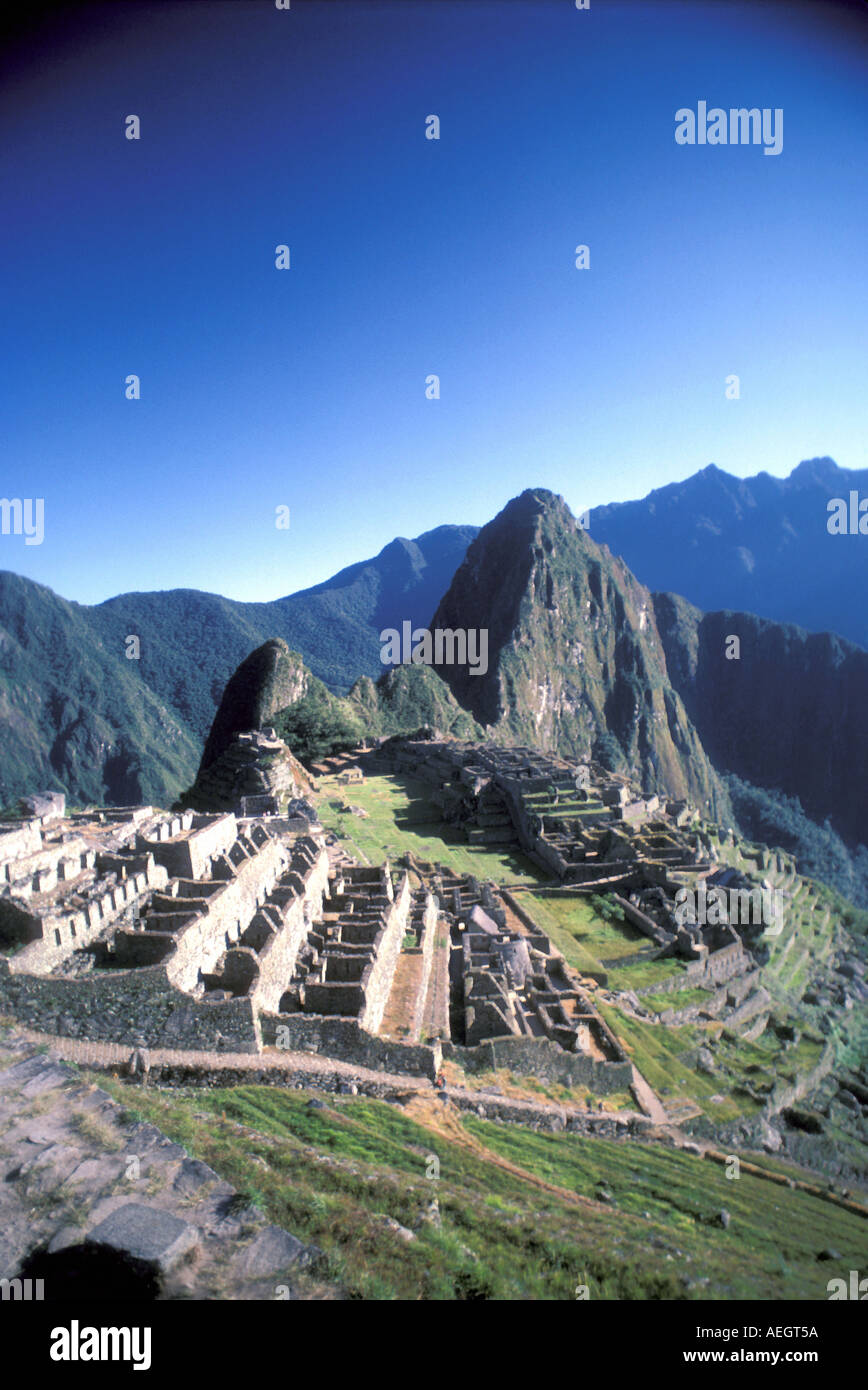 Machu picchu from above hi-res stock photography and images - Alamy