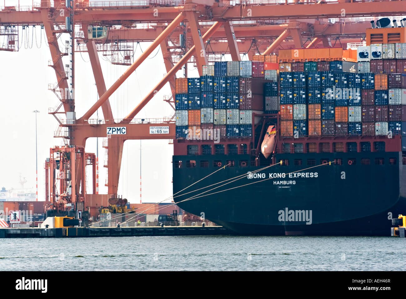 Alaska haven Alaska Harbour Containerization Amsterdam Stock Photo Alamy