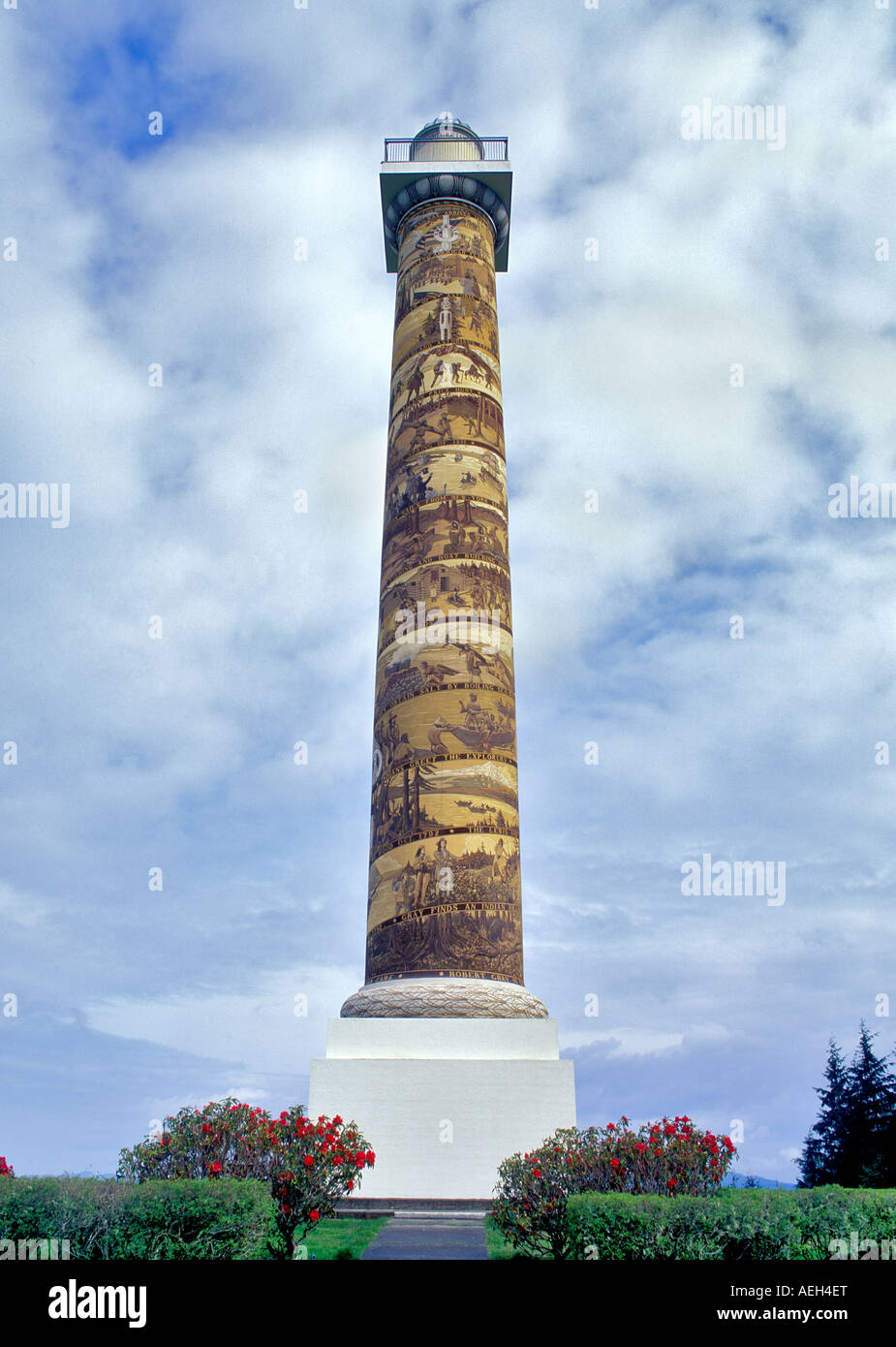 Astroia Column Astoria Column Astoria Oregon Stock Photo - Alamy