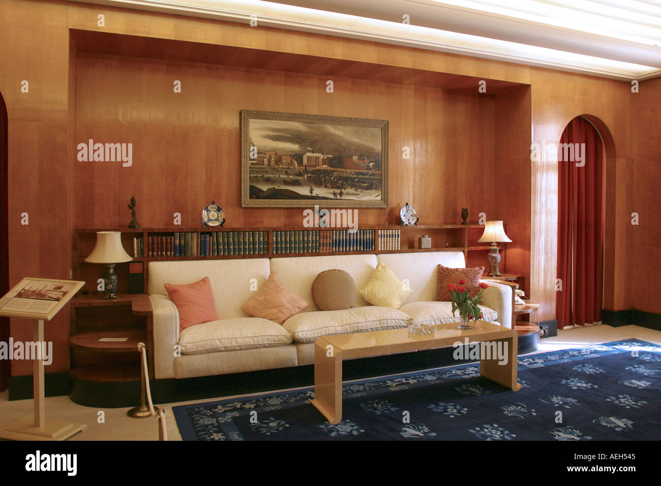 Interior at Eltham Palace Kent GB UK Stock Photo - Alamy