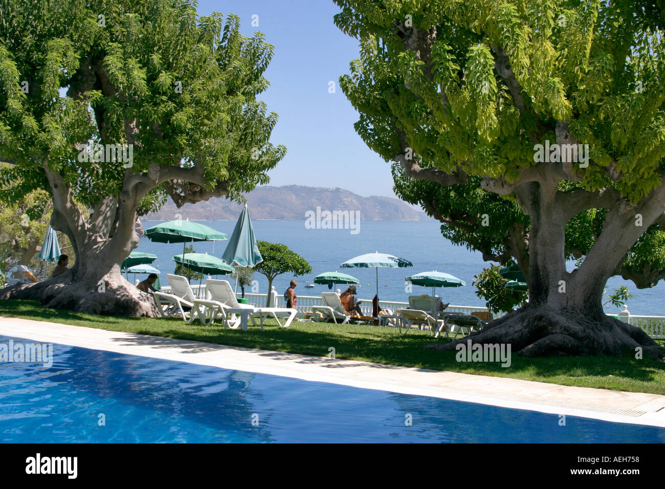 Nerja Costa del Sol Spain Parador Nacional Stock Photo