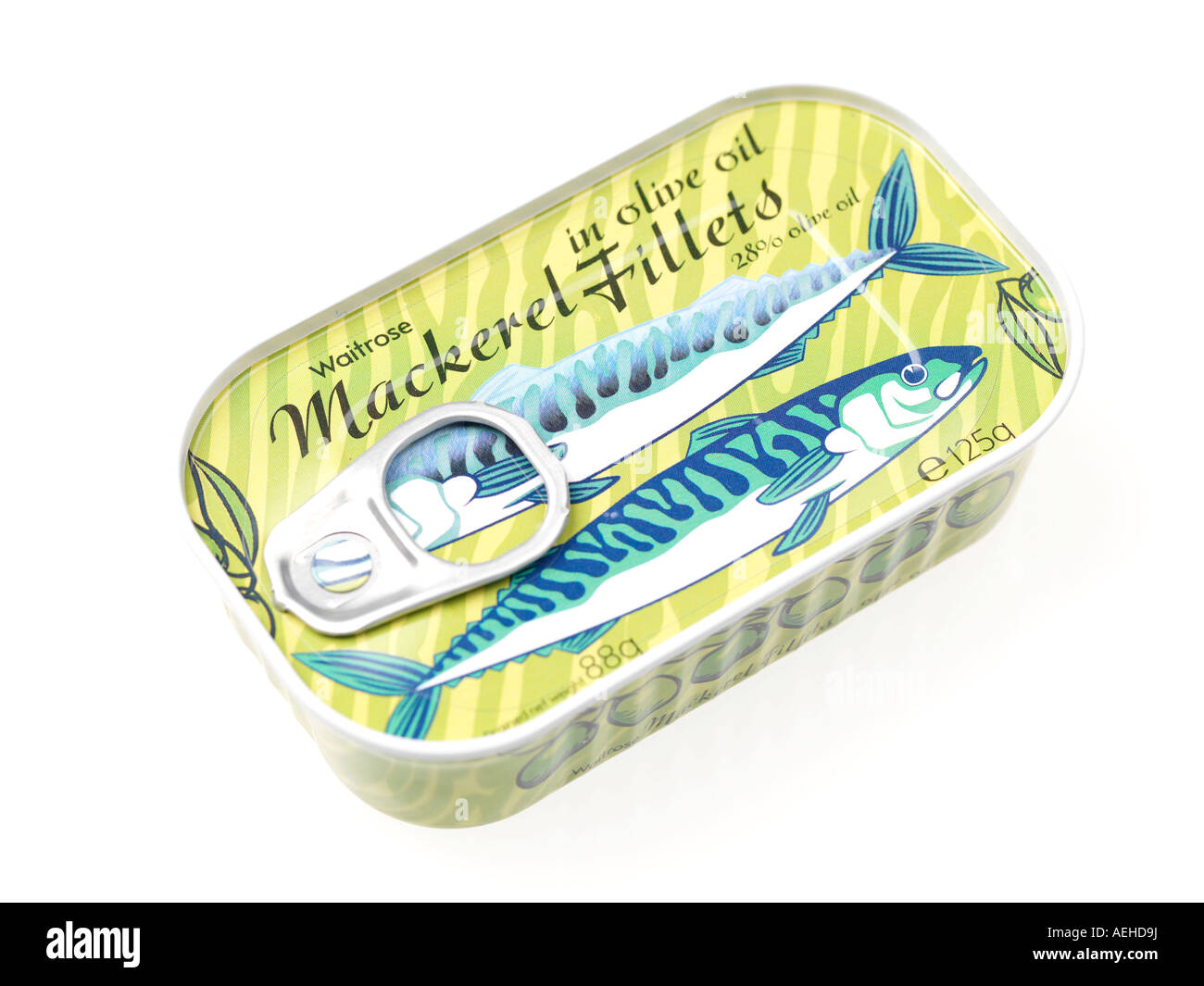Canned Mackerel Fillets Stock Photo Alamy