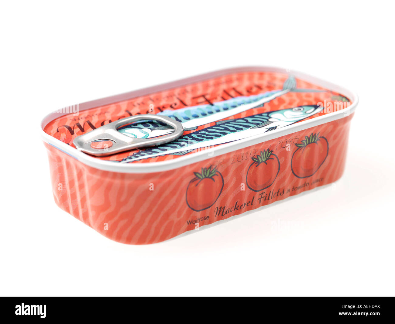 Canned Mackerel Fillets Stock Photo Alamy