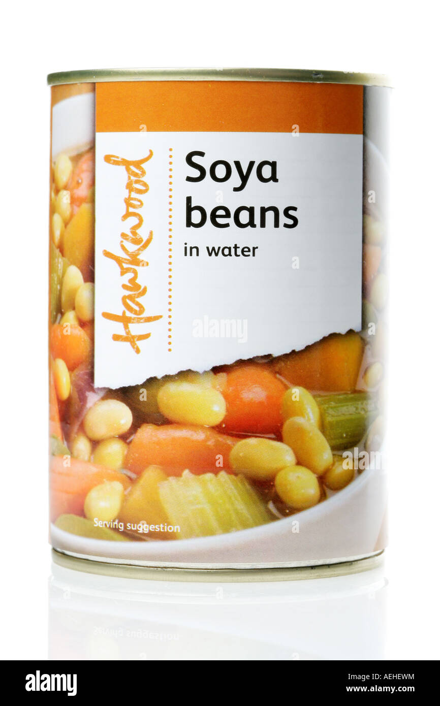 Soya beans can tin hires stock photography and images Alamy