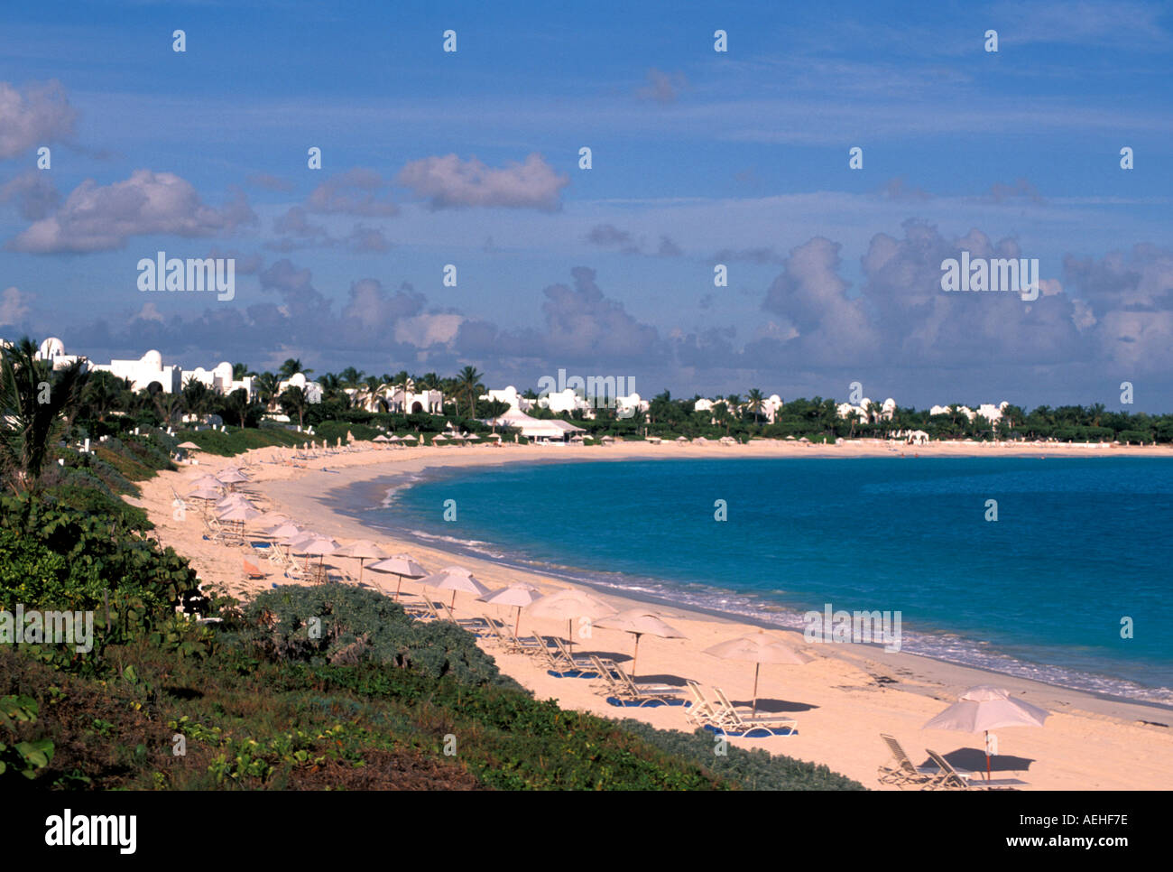 Anguilla Cap Juluca Resort Beach Stock Photo