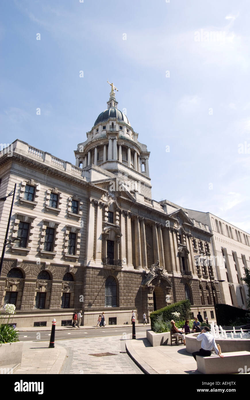 The Old Bailey Central Criminal Court In The City Of London UK Stock