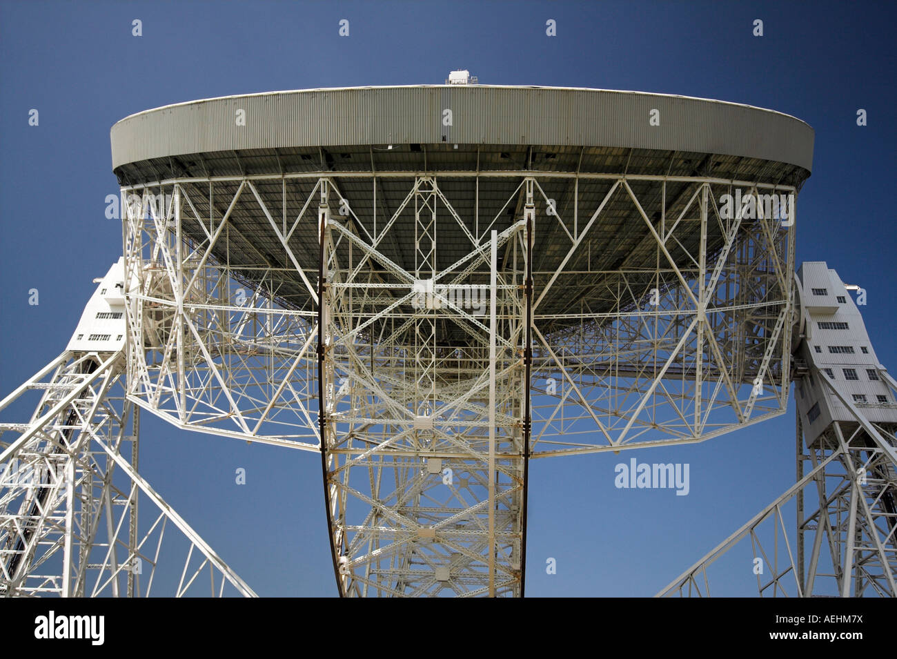 Lovell Telescope, Jodrell Bank Observatory, Cheshire, UK Stock Photo