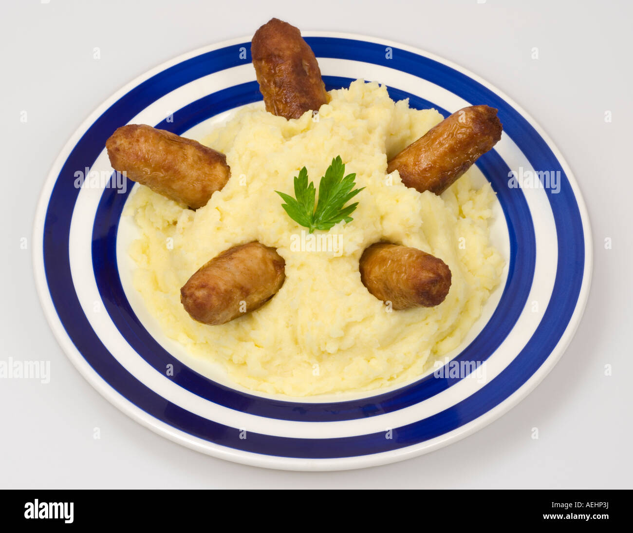 Sausages and mashed potato Traditional British food Stock Photo Alamy