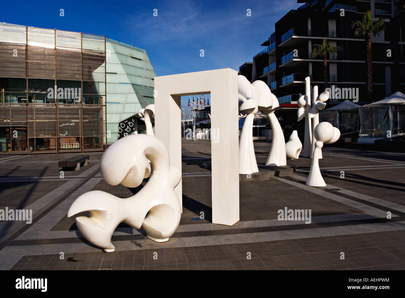 Melbourne Australia / Sculptures in Melbourne Docklands in Melbourne