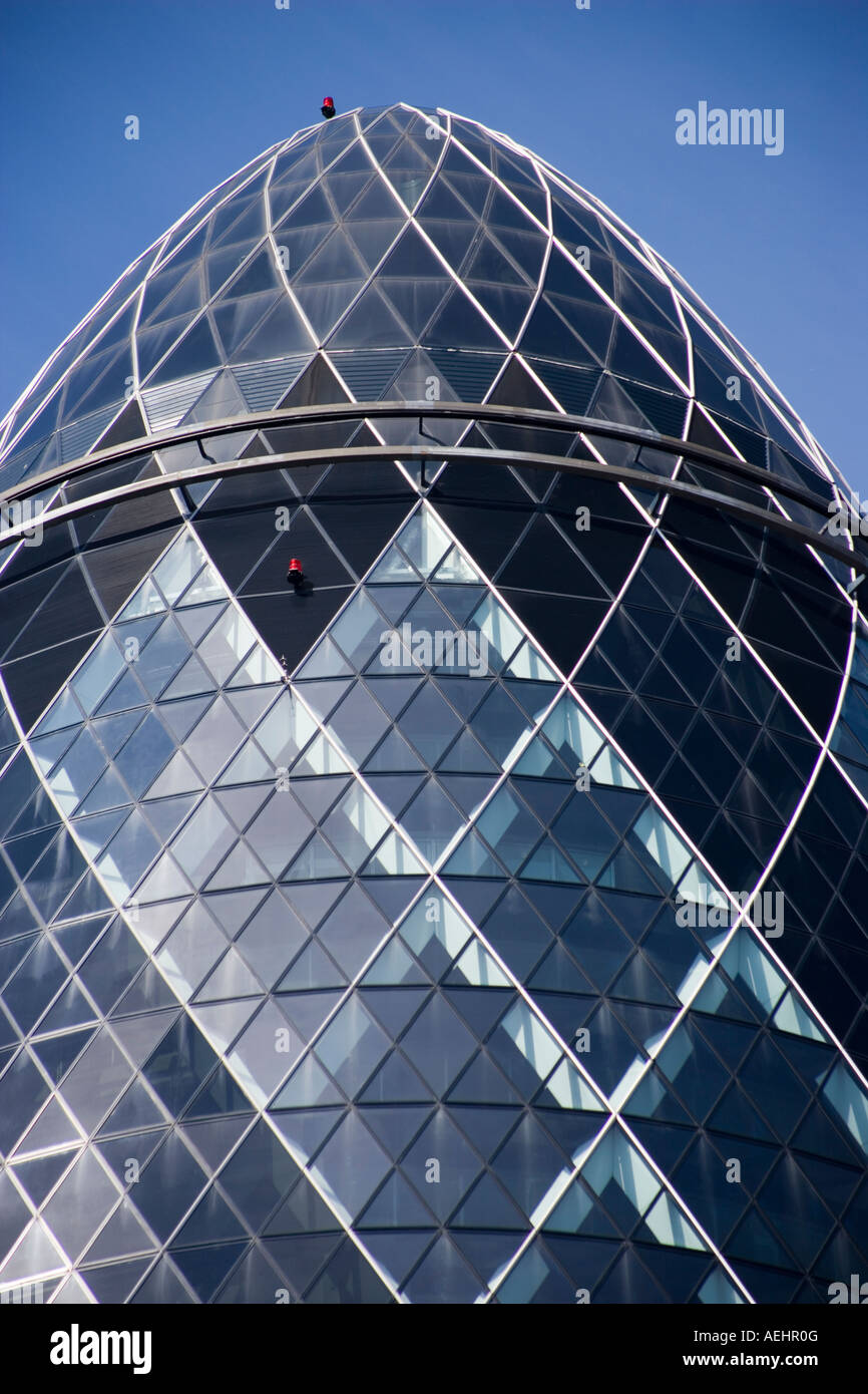 Swiss Re Tower 30 St Mary Axe London England Stock Photo