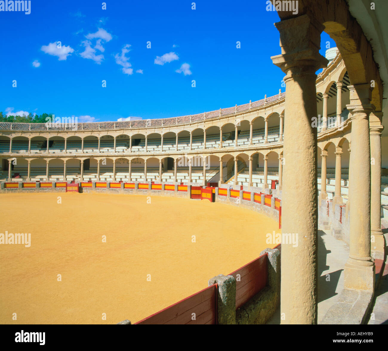 Spain Ronda bull fighting plaza Stock Photo - Alamy