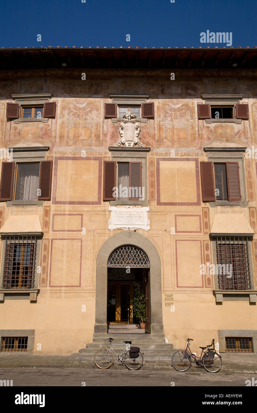 Scuola Normale Superiore Collegio Puteano Pisa Tuscany Italy Stock Photo