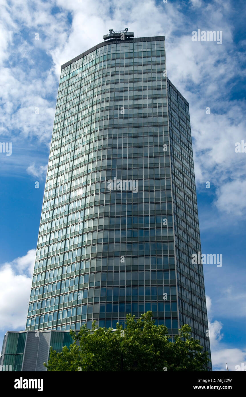 Milbank Tower skyscraper seen from the bottom of the building London ...