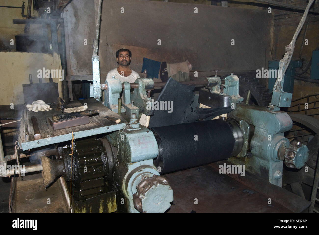 A rubber factory in Kolkata India Stock Photo - Alamy