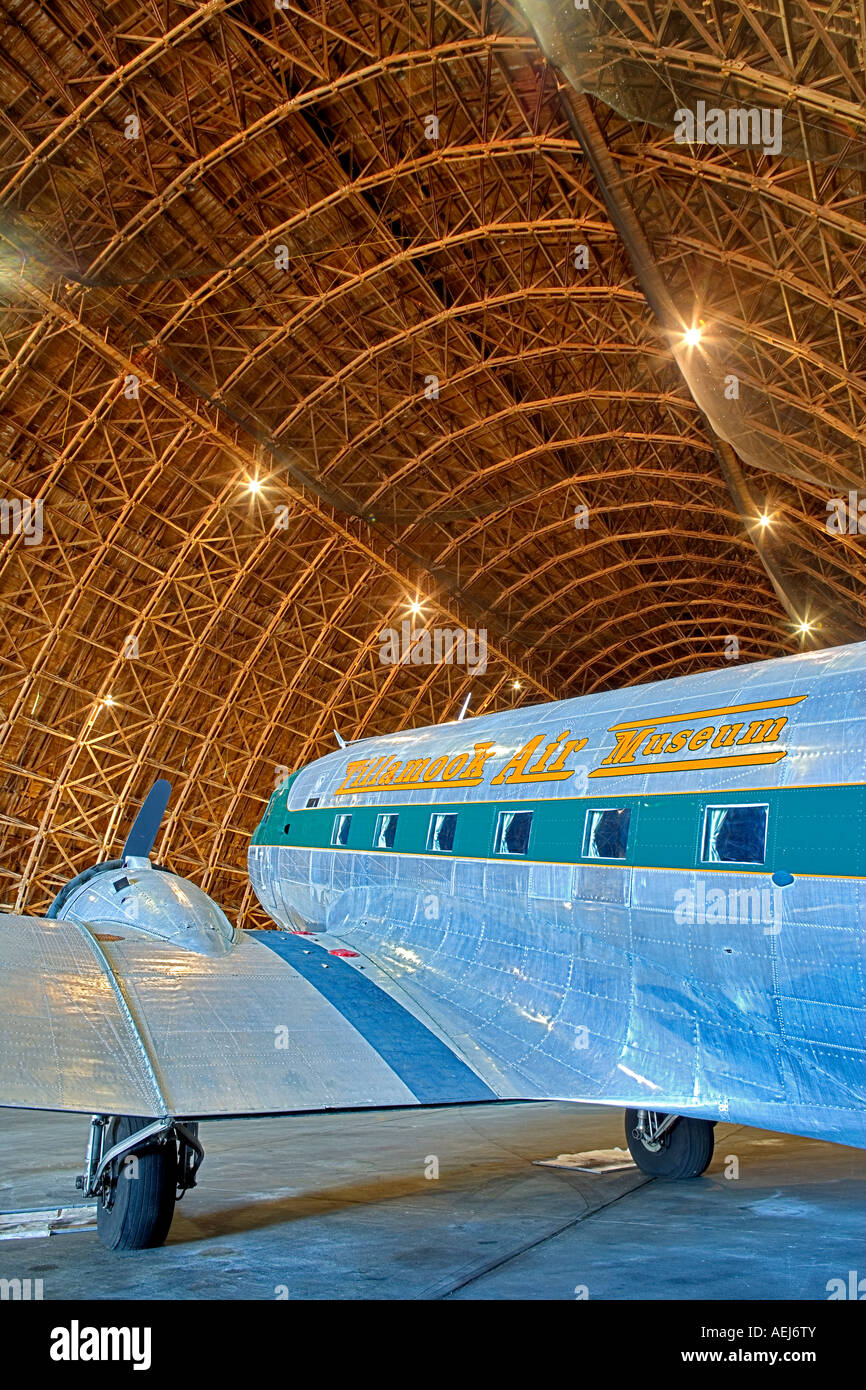 Douglas DC 3 C 47 Tillamook Air Museum Stock Photo