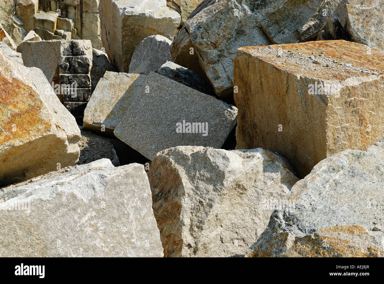 Granite quarry, Hauzenberg Bavarian Forest Bayerischer Wald Lower Bavaria Germany Stock Photo