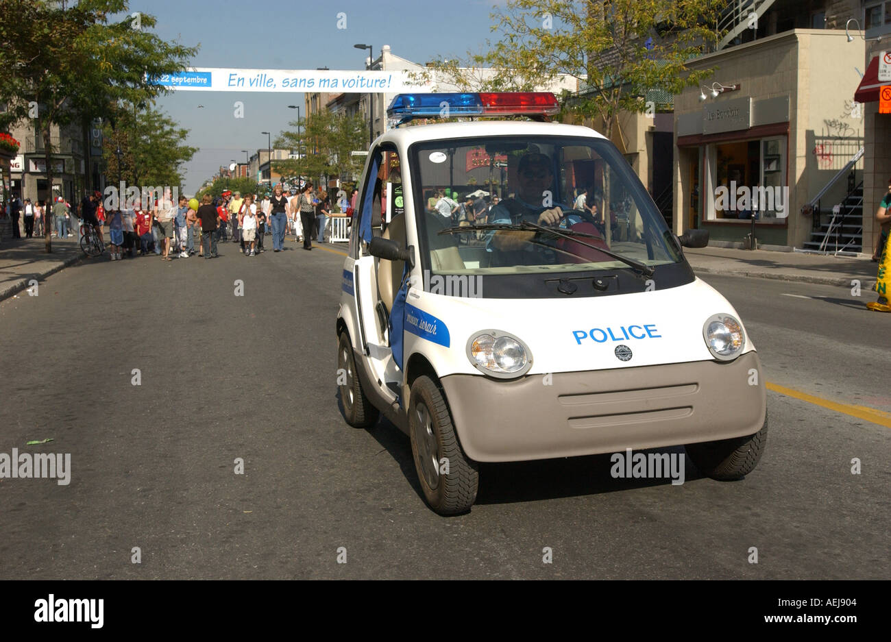 Police car in Montreal Stock Photo Alamy