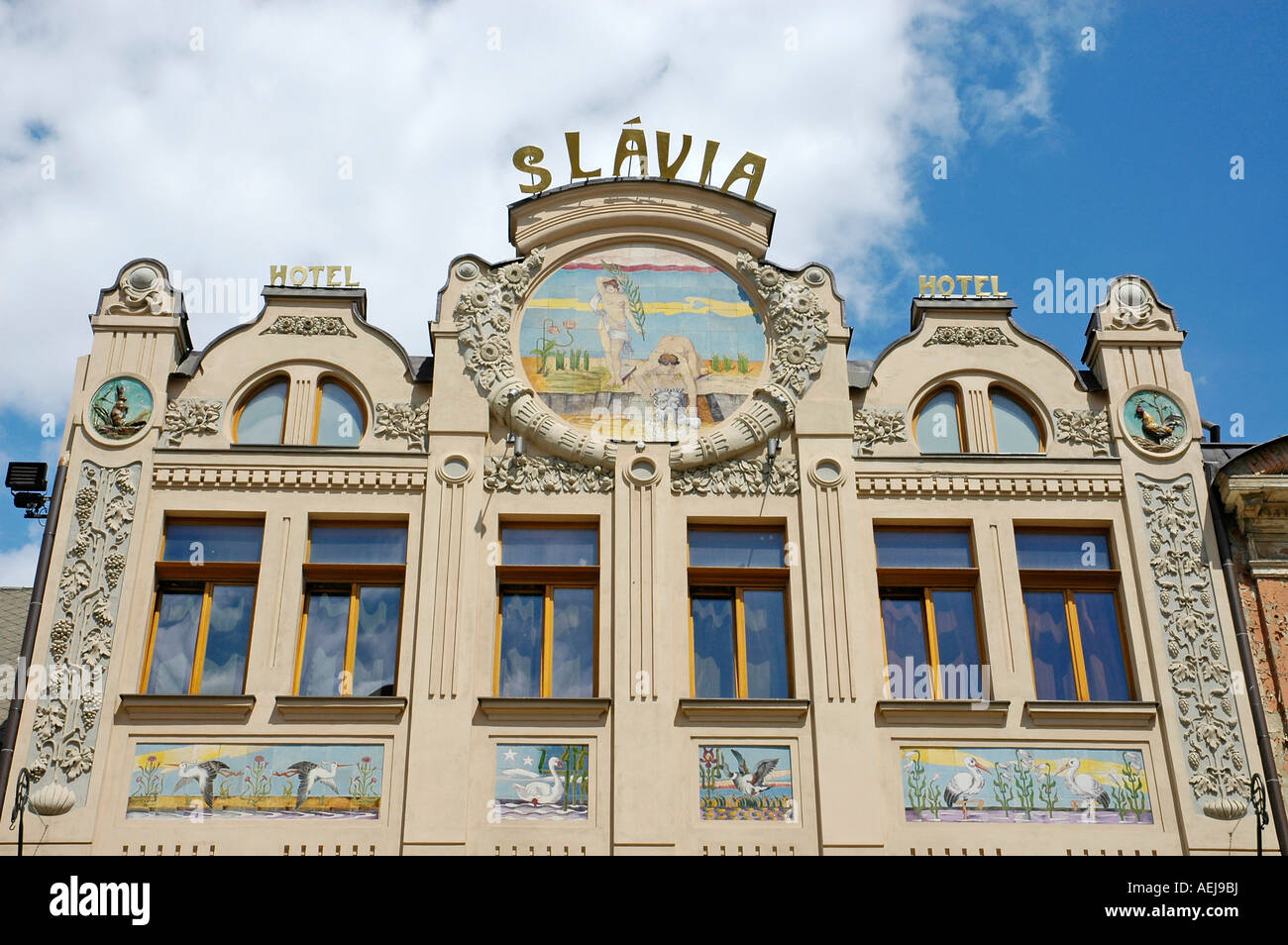 Hotel Slavia, Kosice, Slovakia Stock Photo
