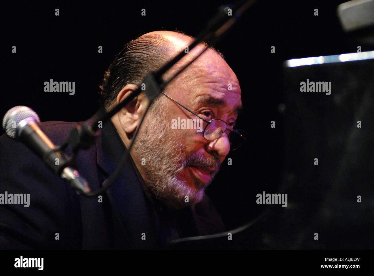 Eddie Palmieri, portrait Stock Photo Alamy
