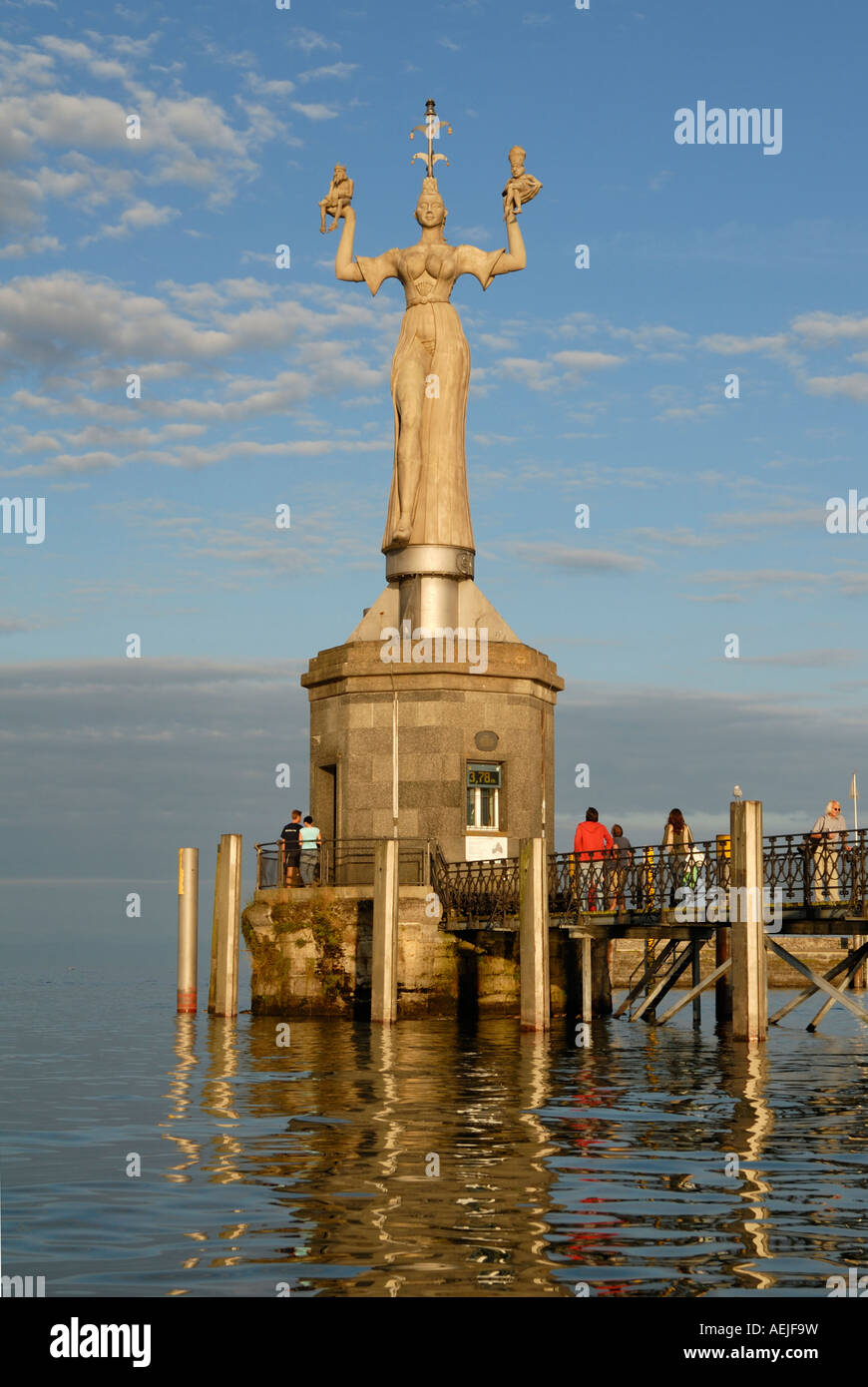 Konstanz - port entrance with Imperia statue - Konstanz, Baden  Wuerttemberg, Germany, Europe Stock Photo - Alamy