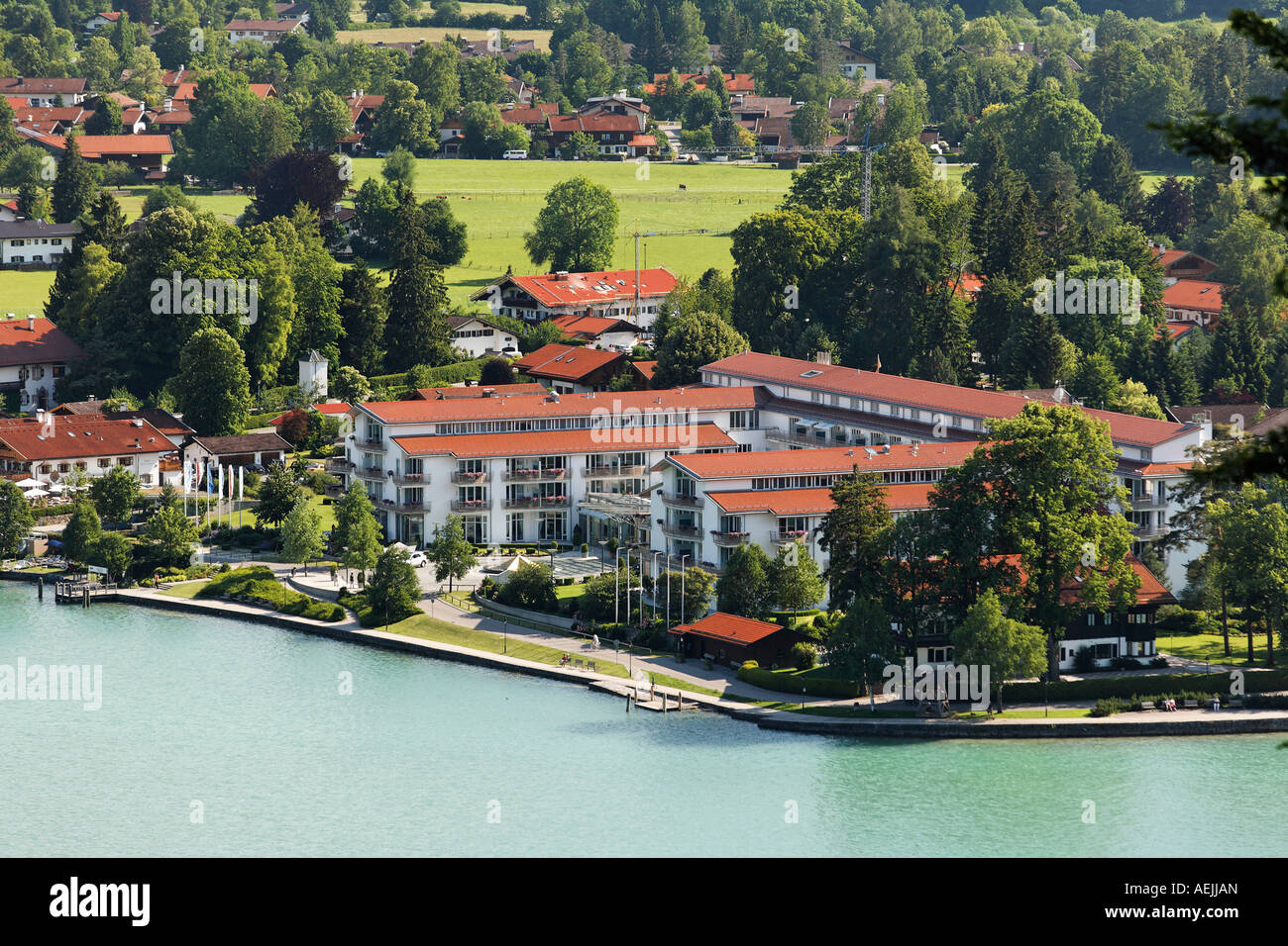 Hotel Ueberfahrt In Rottach Egern At Tegernsee Upper Bavaria Germany Stock Photo Alamy