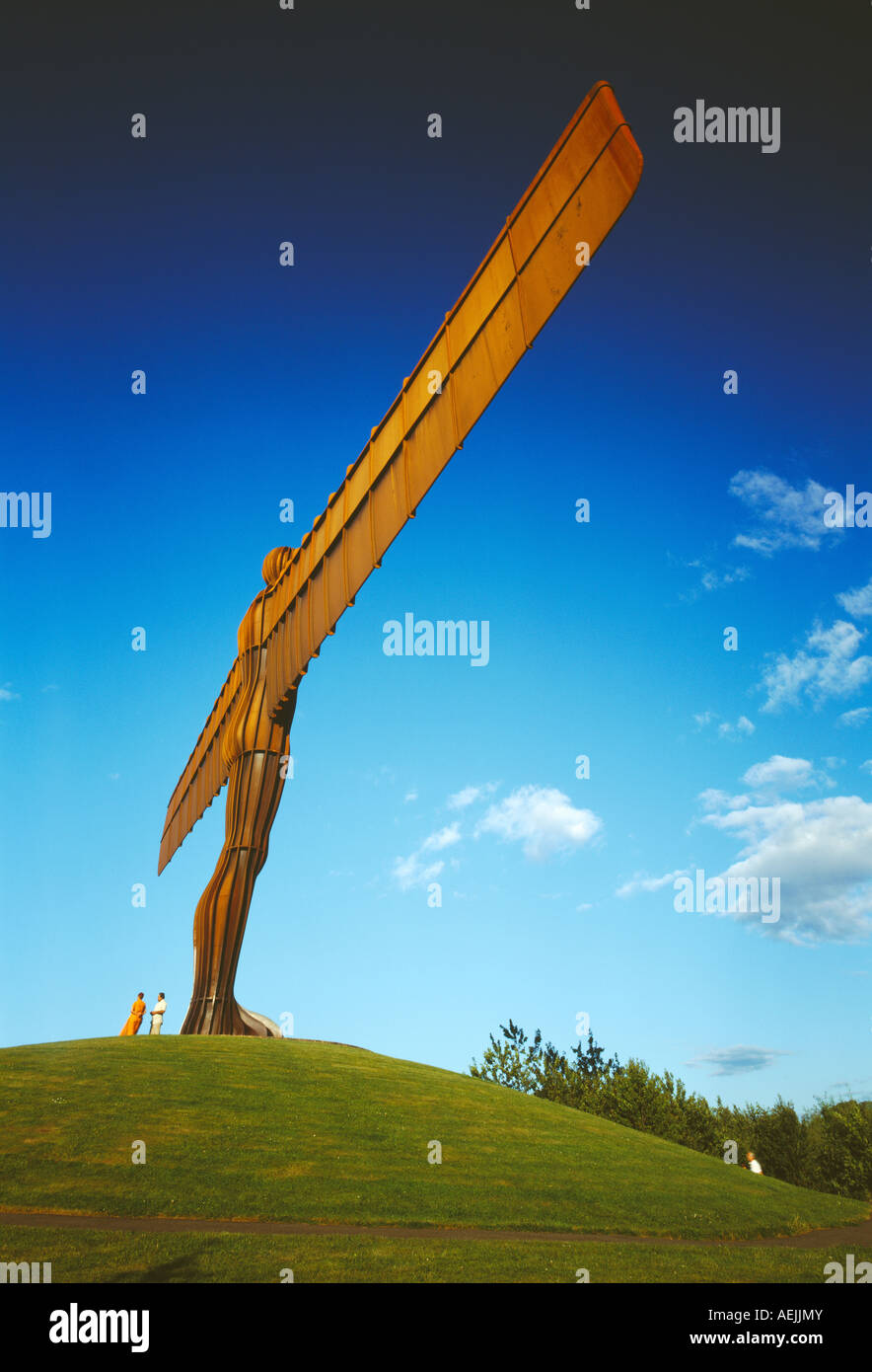 Daytime view of the Gateshead Angel of the North, Tyne and Wear Stock ...
