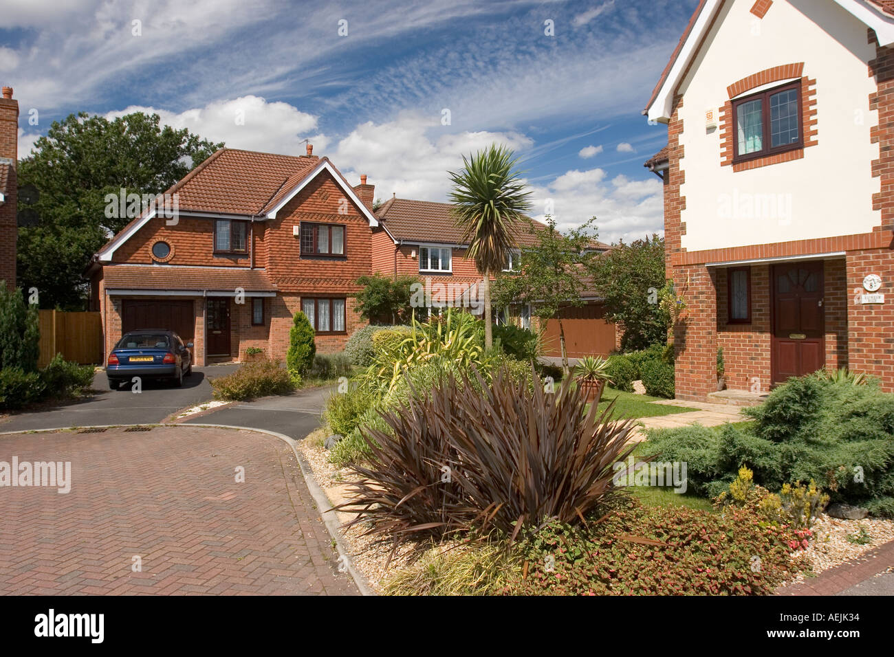 uk England Cheshire Stockport Cheadle Hulme new housing development