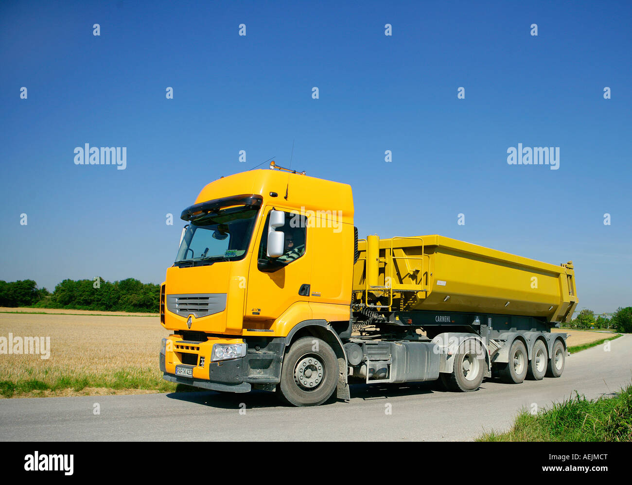 Gravel transporter Stock Photo