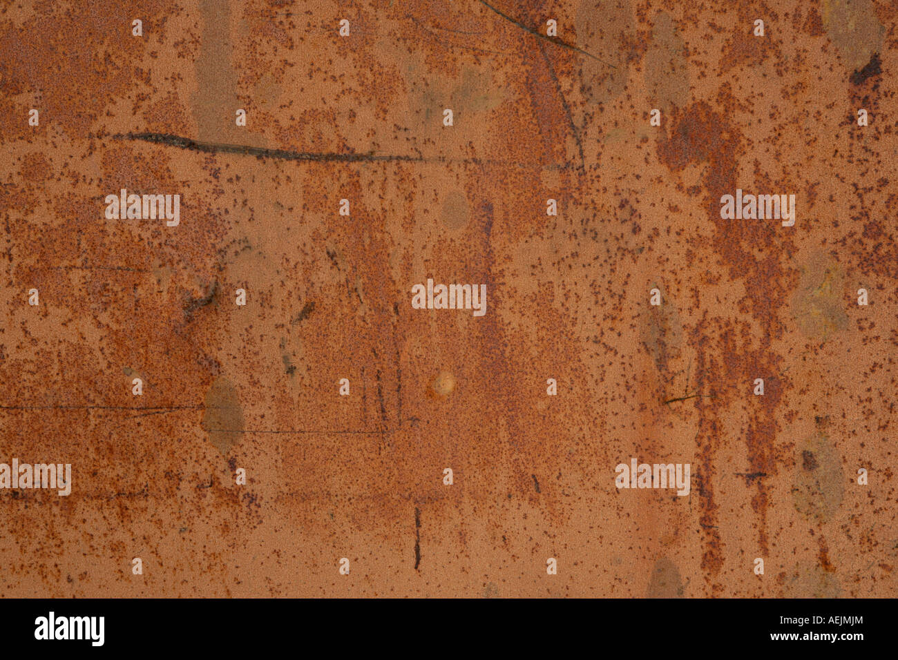 Iron plate with rusty patina Stock Photo