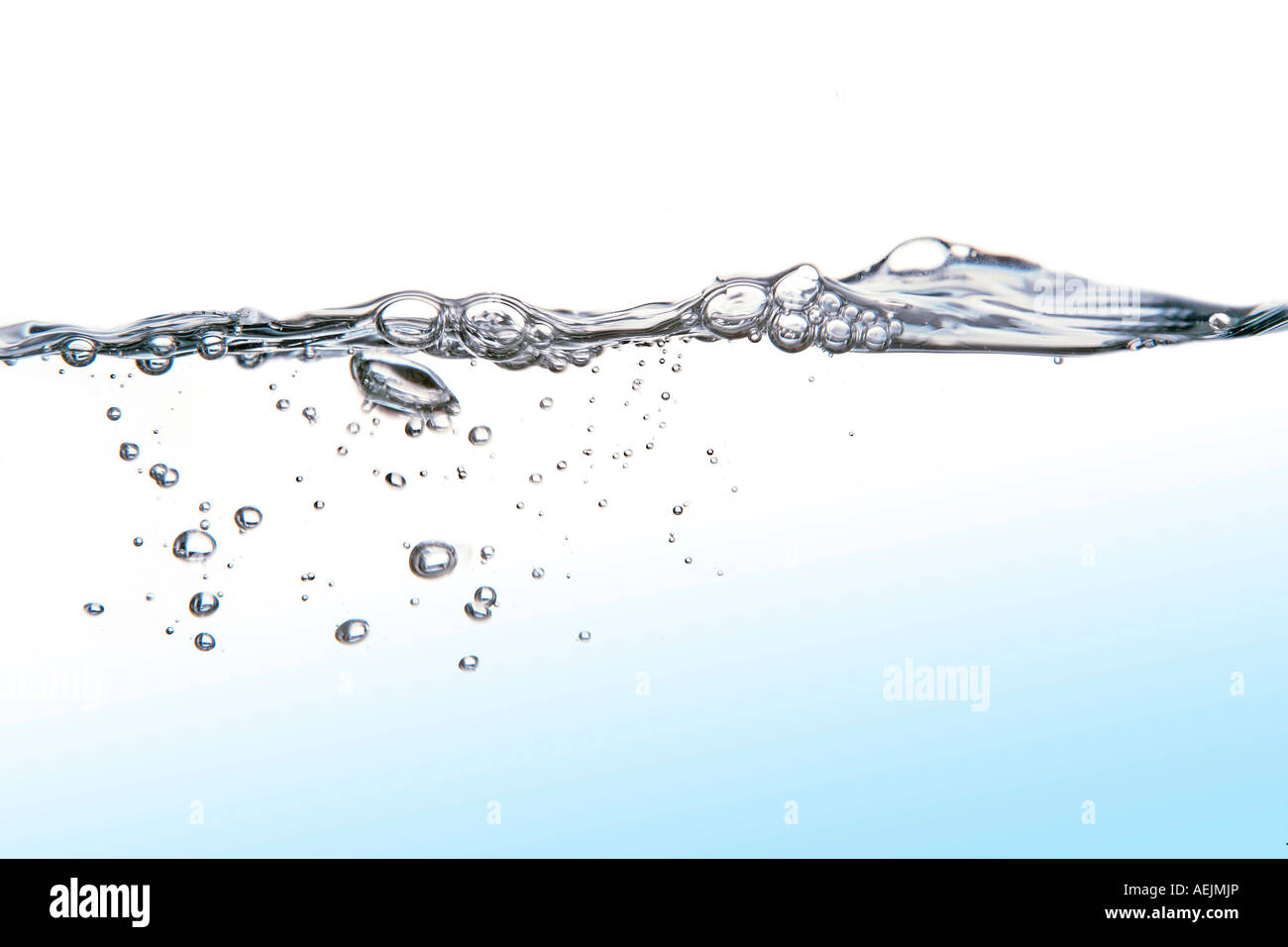Water surface with air bubbles Stock Photo Alamy