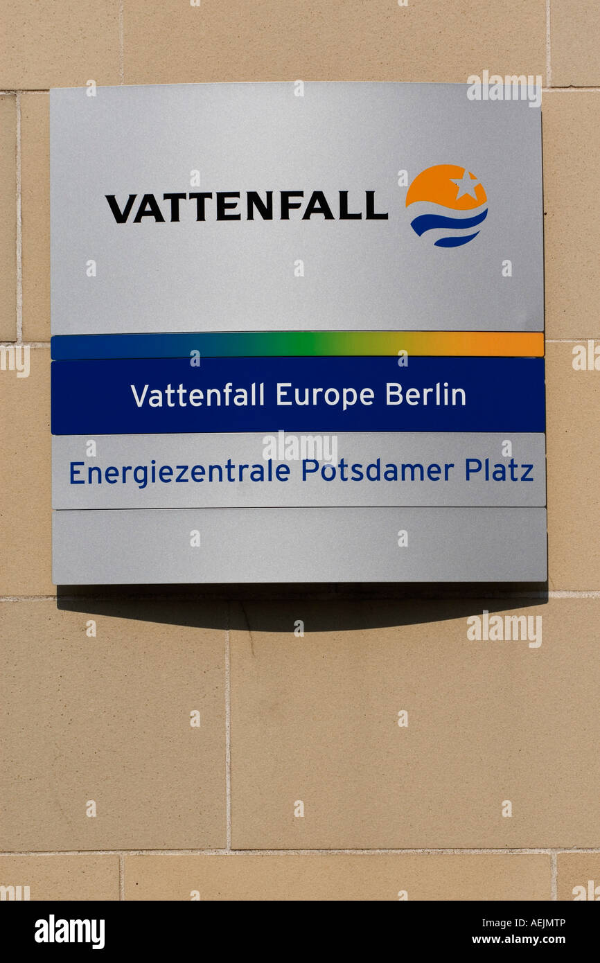 Company Vattenfall Stock Photo