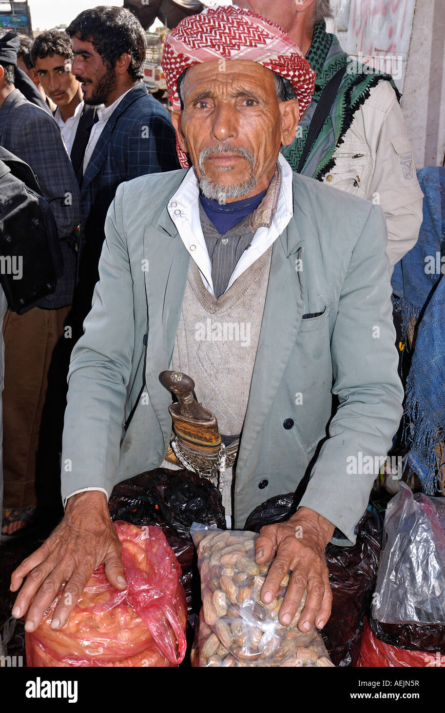 Old man from Yemen Stock Photo