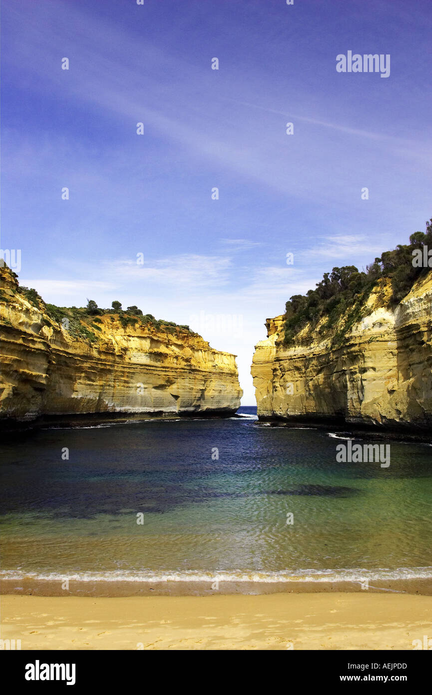 Loch Ard Gorge Port Campbell National Park Great Ocean Road Victoria Australia Stock Photo