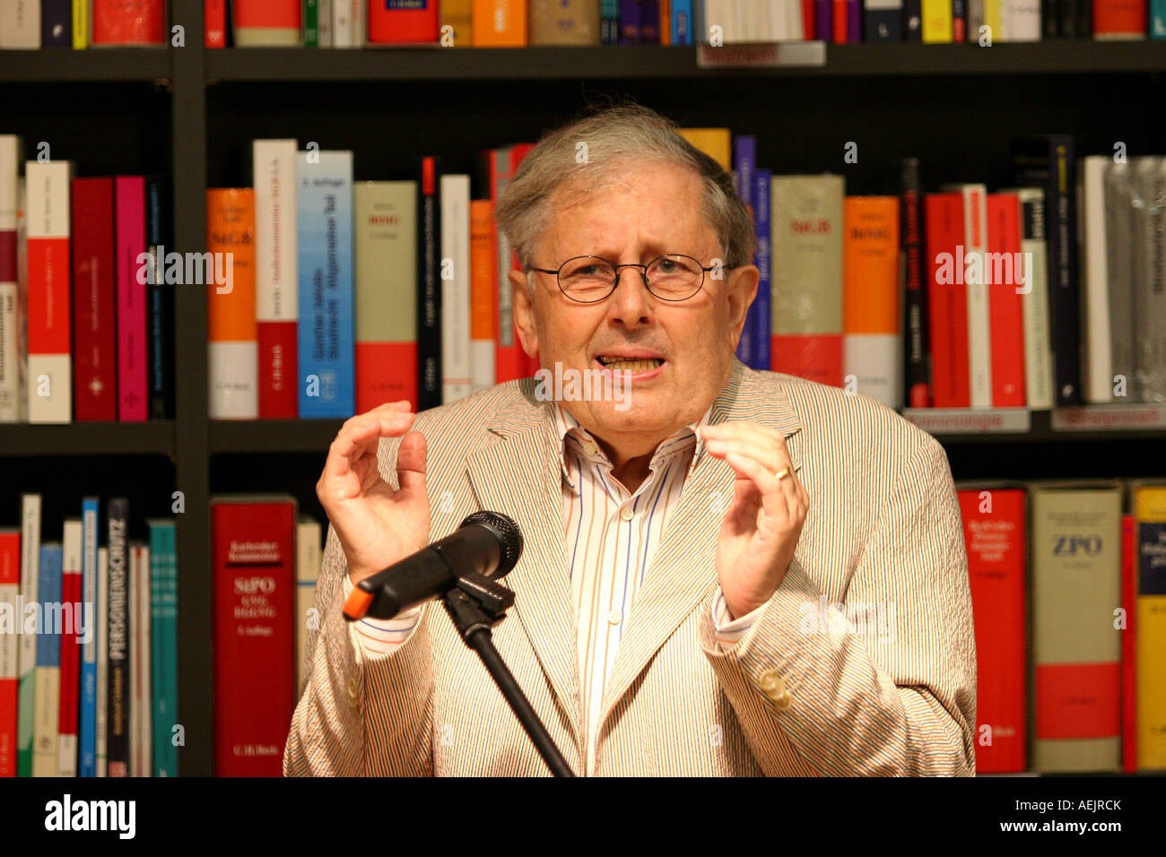 Publisher and author Klaus Wagenbach Stock Photo