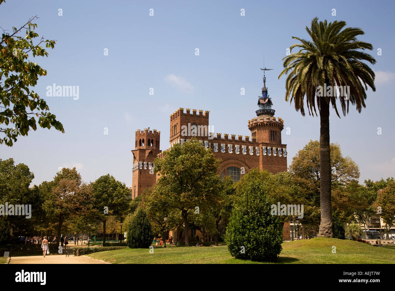 Museu de Zoologia, Parc de la Ciutadella, Castell dels tres dragons, Barcelona, Catalonia, Spain Stock Photo