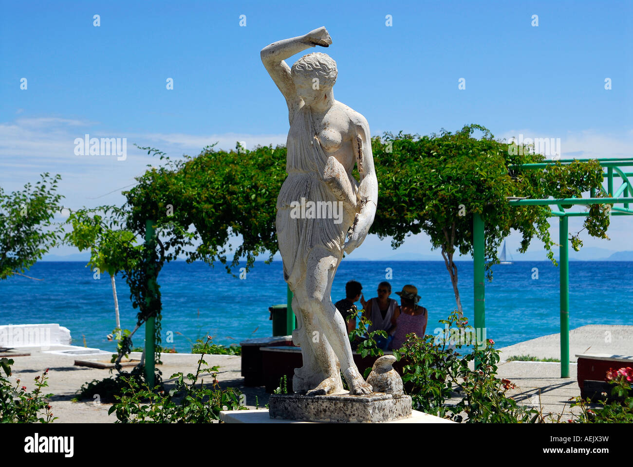 Statue, Kefalonia, Ionian Islands, Greece Stock Photo Alamy