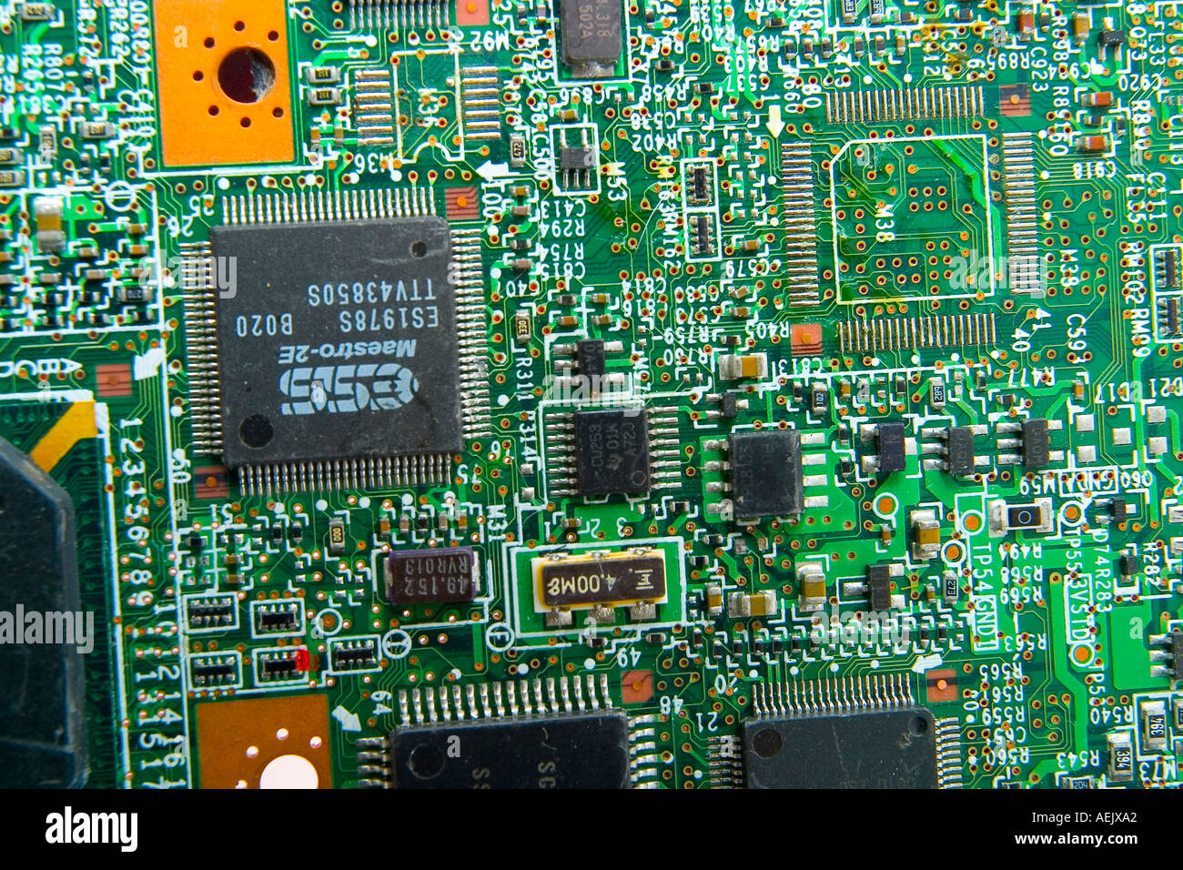 Silicon Chip; Computer; board Stock Photo Alamy