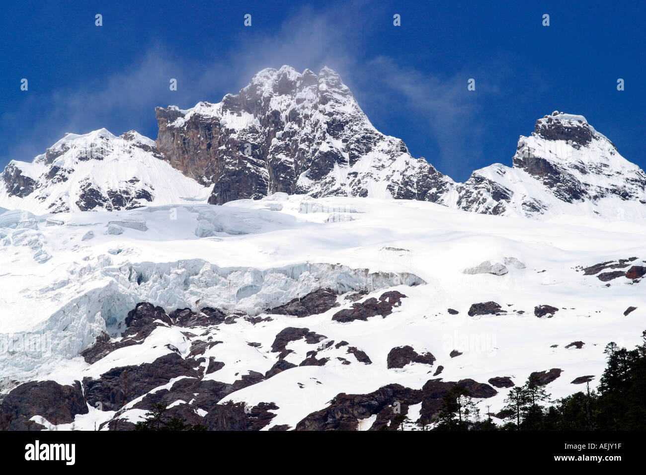 China Ridge Mountain Range in China Stock Photo - Alamy