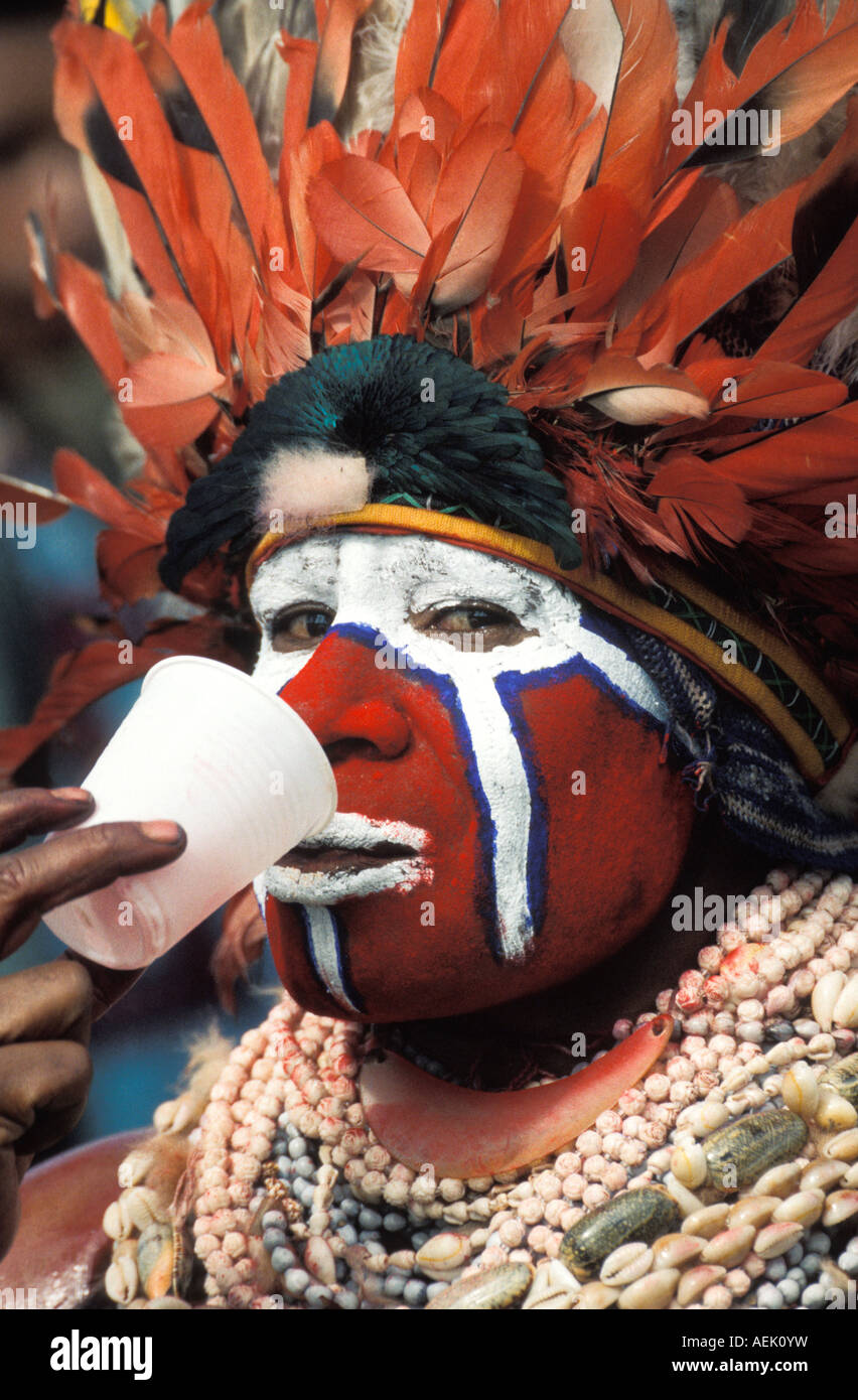 Mount Hagen sing sing festival Papua New Guinea Stock Photo