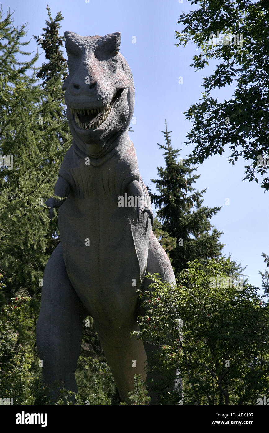Tyrannosaurus Rex in Calgary Zoo Stock Photo