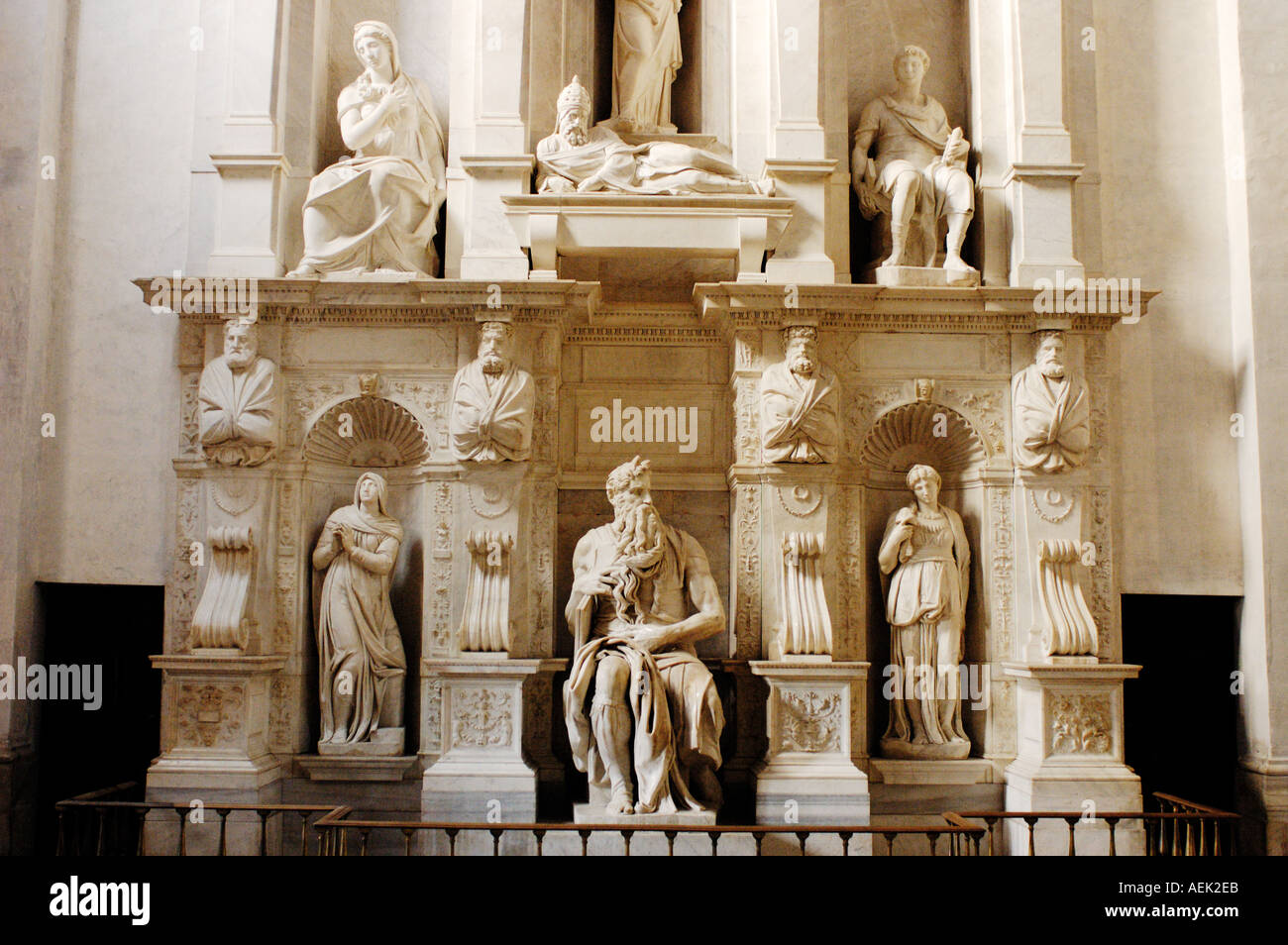 Italy Rome Moses By Michelangelo San Pietro In Vincoli Stock Photo Alamy