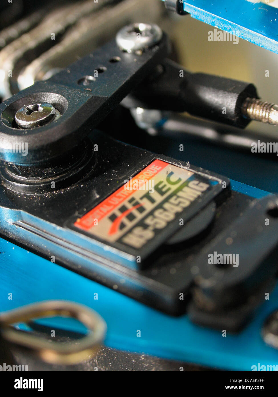servo of rc car Stock Photo Alamy