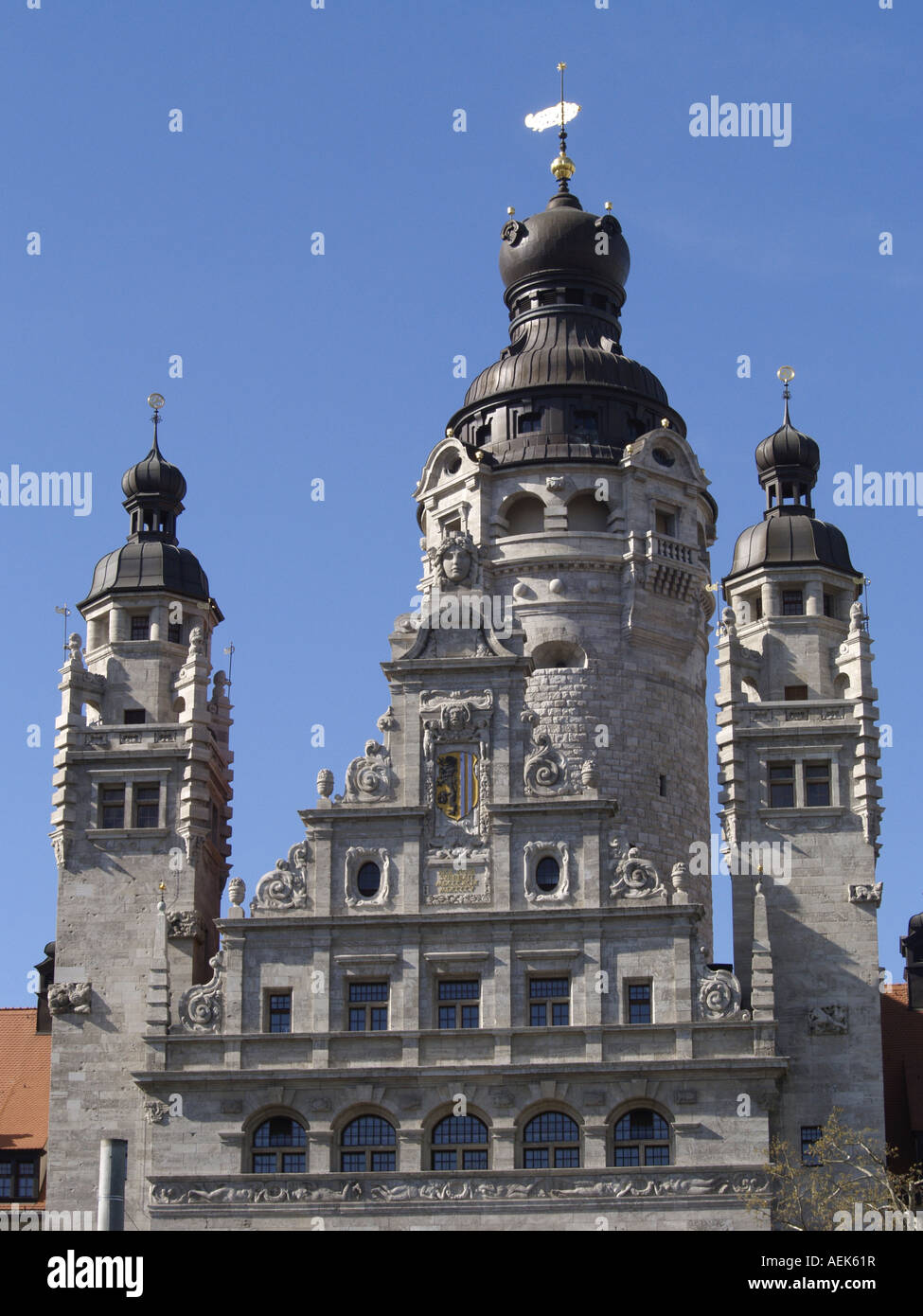 New town hall, Leipzig, Saxony, Germany Stock Photo Alamy