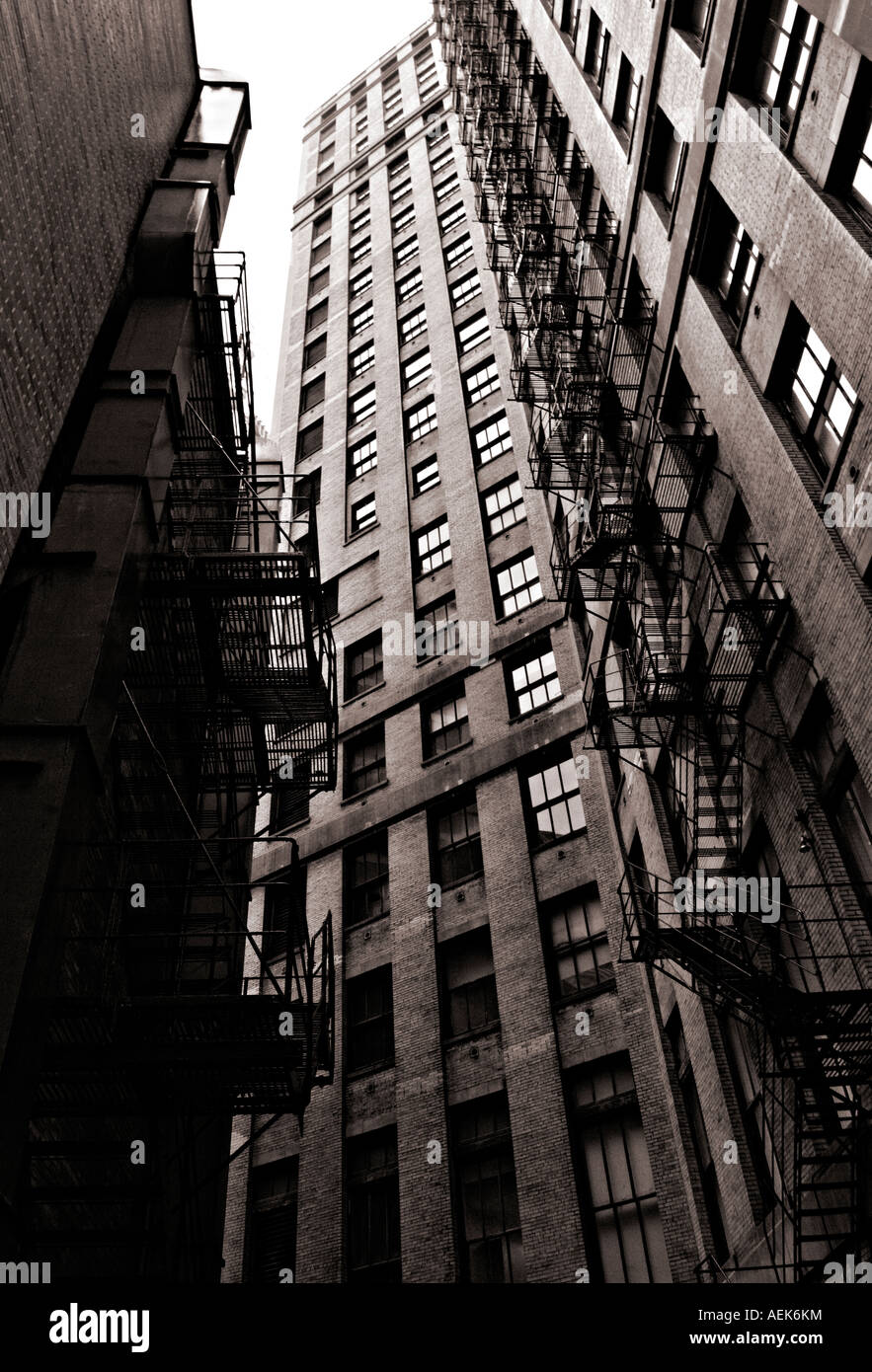 Downtown Chicago in black and white (USA Stock Photo - Alamy