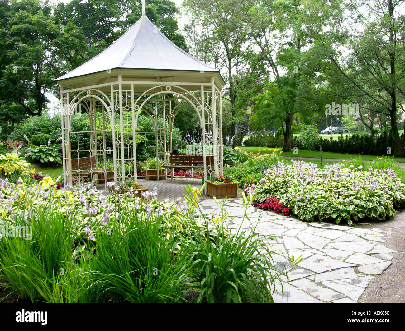 Shakespearean Gardens Stratford Ontario Canada Stock Photo Alamy