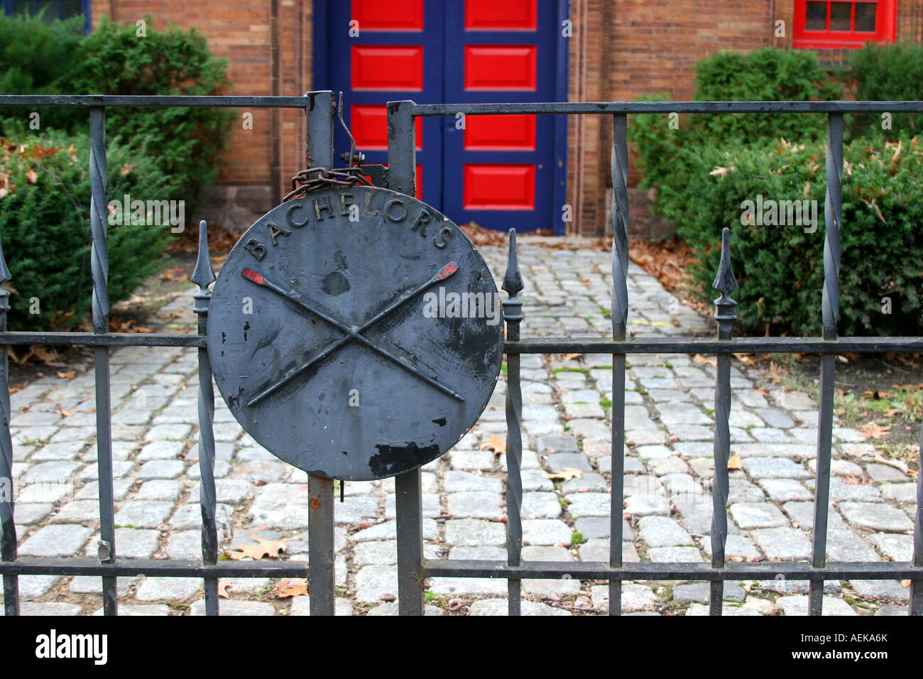 The Bachelors Barge Club, Philadelphia Pennsylvania. Stock Photo